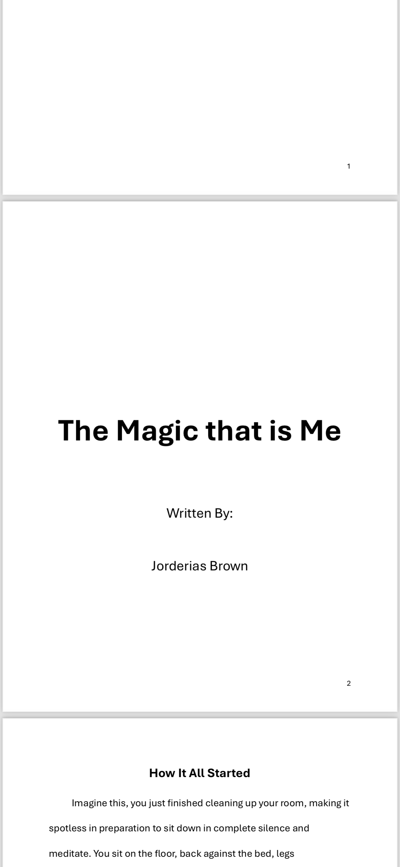 The Magic that is Me
